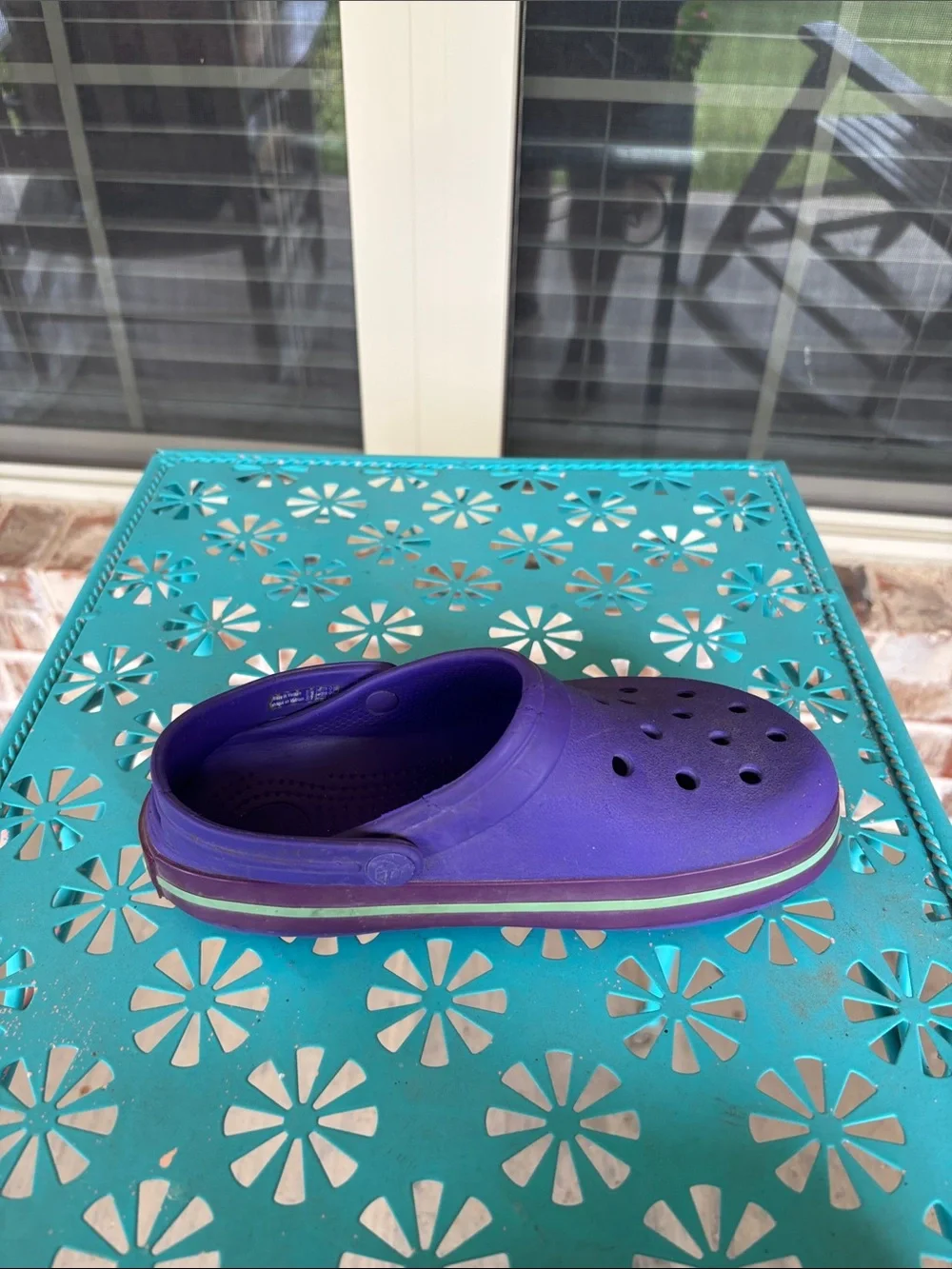 Crocs‎ Purple Crogman Kids Clogs Shoes
